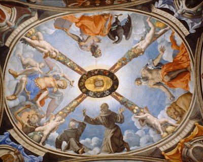 Decke der Kapelle von Eleonora von Toledo von Agnolo Bronzino